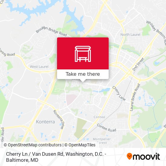 Cherry Ln / Van Dusen Rd map