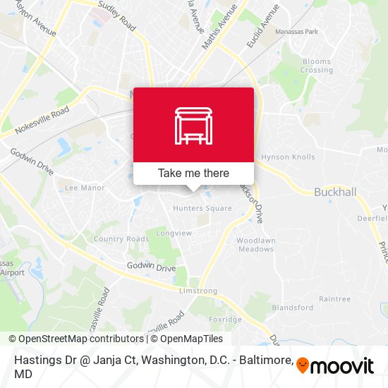 Mapa de Hastings Dr @ Janja Ct