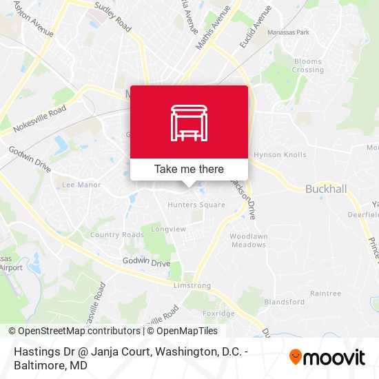 Mapa de Hastings Dr @ Janja Court