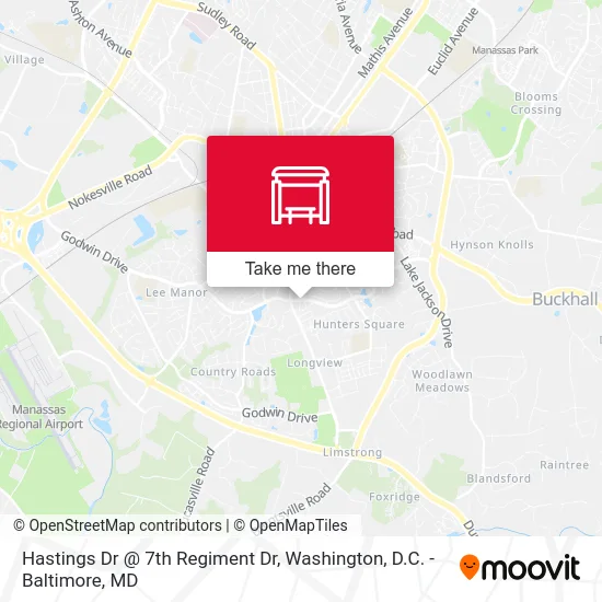 Hastings Dr @ 7th Regiment Dr map