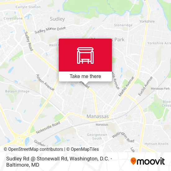 Sudley Rd @ Stonewall Rd map