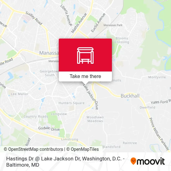 Hastings Dr @ Lake Jackson Dr map