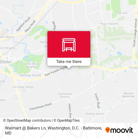 Walmart @ Bakers Ln map
