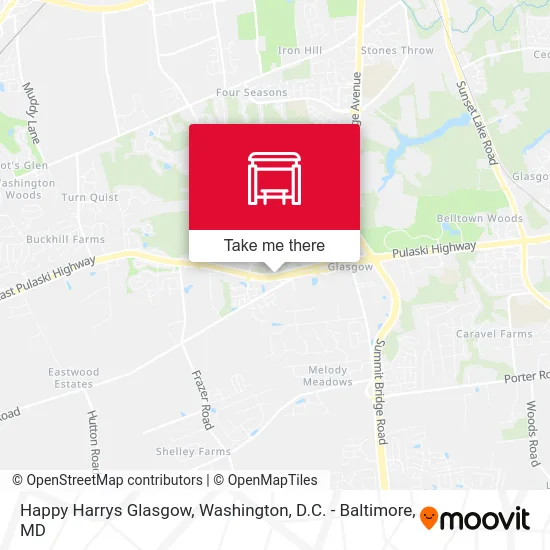 Happy Harrys  Glasgow map