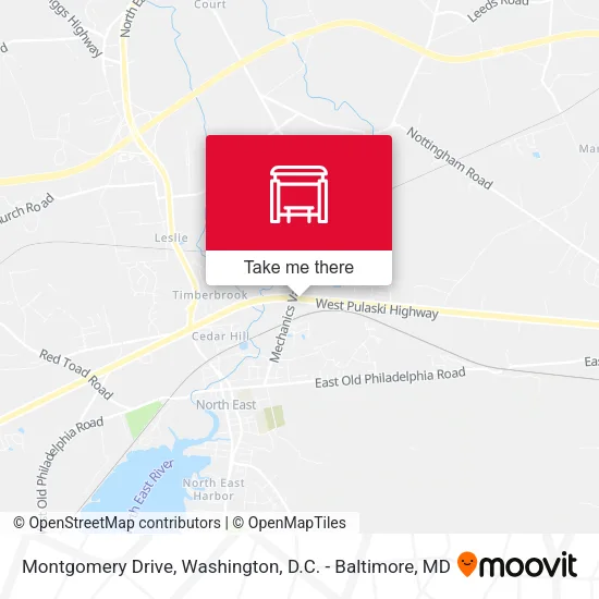 Montgomery Drive map