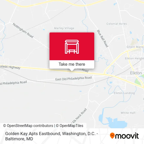 Golden Kay Apts Eastbound map