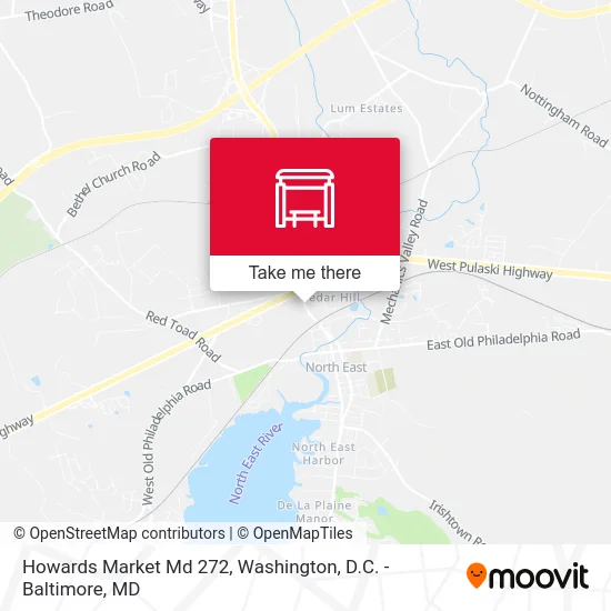 Howards Market Md 272 map