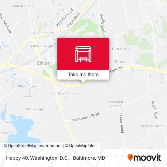 Happy 40 map