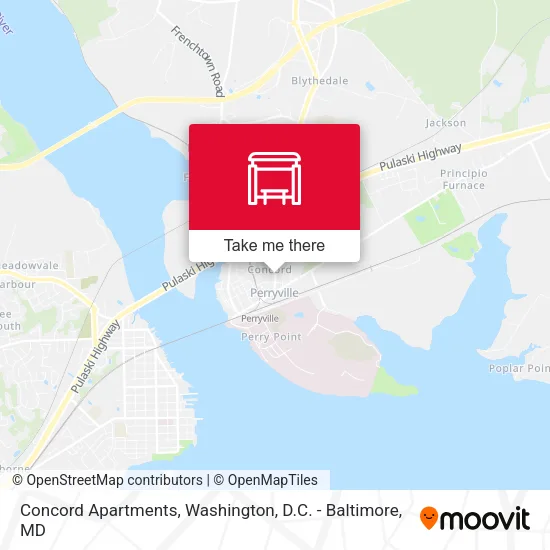 Concord Apartments map