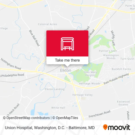 Union Hospital map