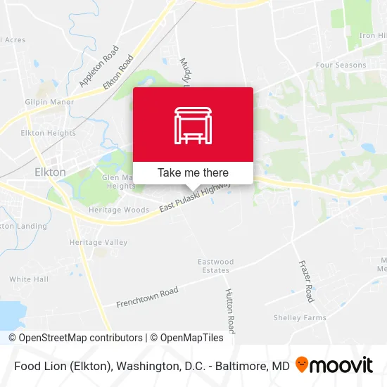 Food Lion  (Elkton) map