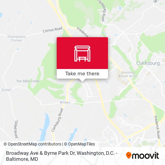 Mapa de Broadway Ave & Byrne Park Dr