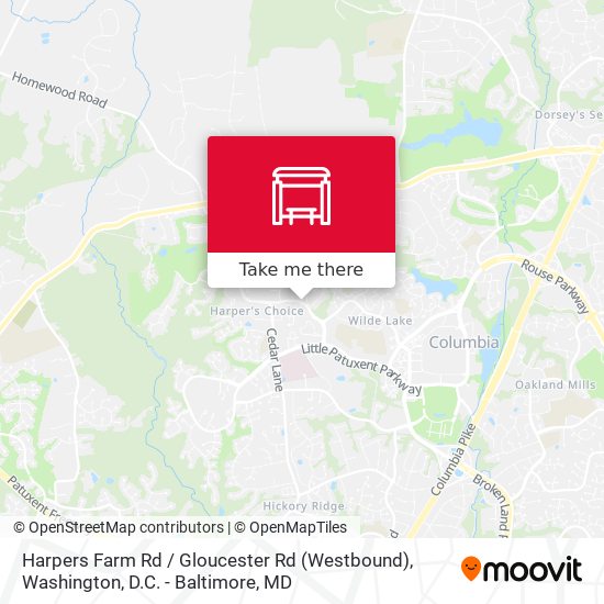Harpers Farm Rd / Gloucester Rd (Westbound) map