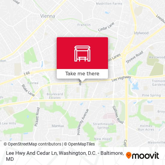 Mapa de Lee Hwy And Cedar Ln
