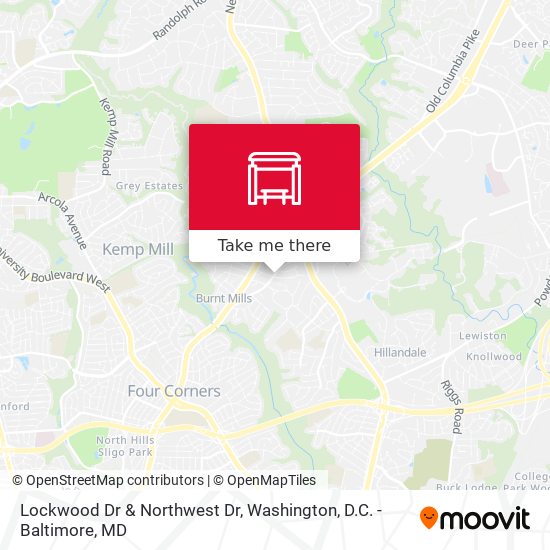 Lockwood Dr & Northwest Dr map