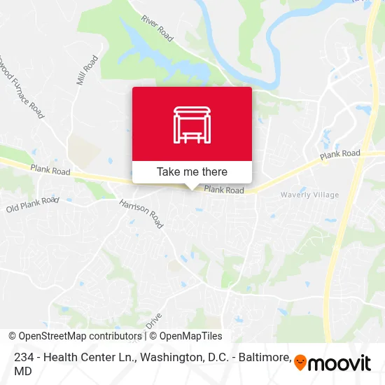 234 - Health Center Ln. map