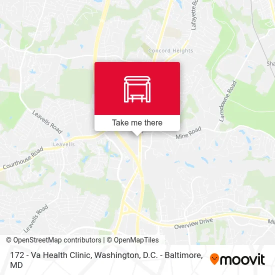 172 - Va Health Clinic map