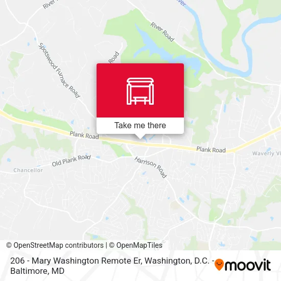 206 - Mary Washington Remote Er map