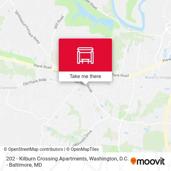 202 - Kilburn Crossing Apartments map