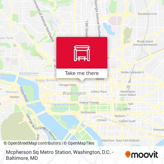 Mapa de Mcpherson Sq Metro Station