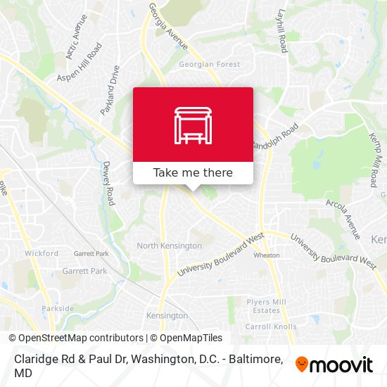 Claridge Rd & Paul Dr map