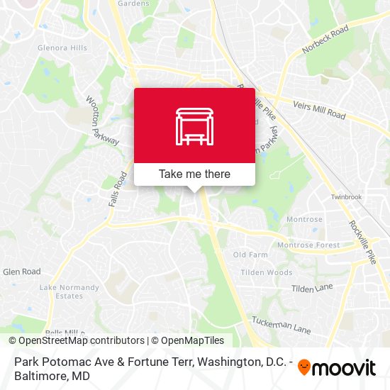 Mapa de Park Potomac Ave & Fortune Terr