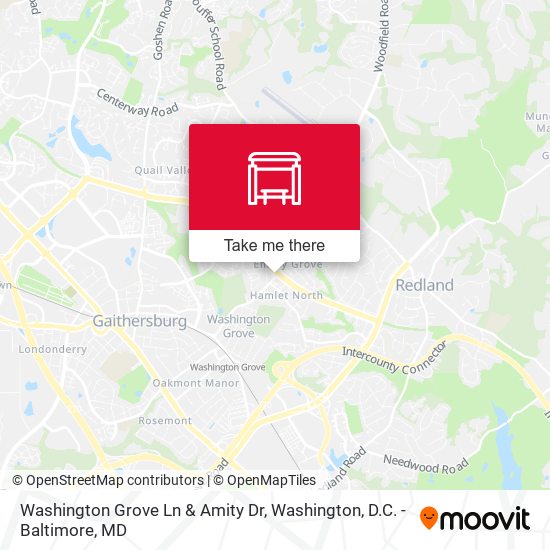 Mapa de Washington Grove Ln & Amity Dr