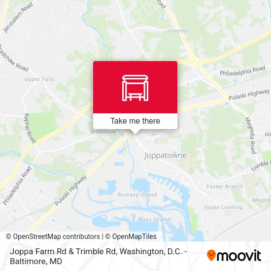 Joppa Farm Rd & Trimble Rd map