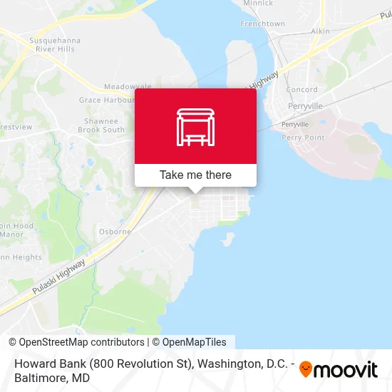 Howard Bank (800 Revolution St) map