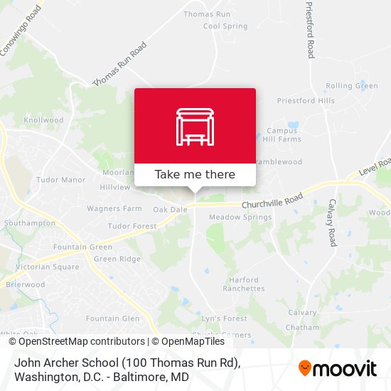 John Archer School (100 Thomas Run Rd) map
