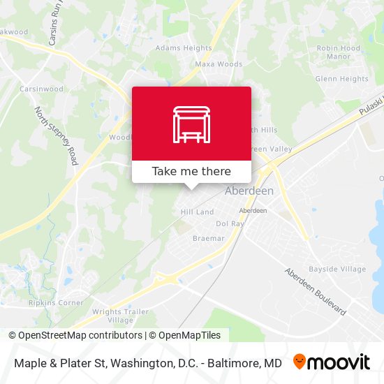 Mapa de Maple & Plater St
