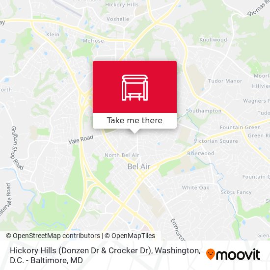 Hickory Hills (Donzen Dr & Crocker Dr) map