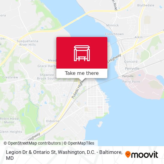 Mapa de Legion Dr & Ontario St