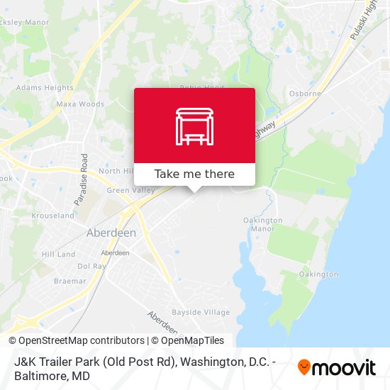 Mapa de J&K Trailer Park (Old Post Rd)