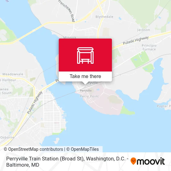Perryville Train Station (Broad St) map