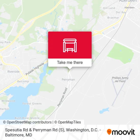 Spesutia Rd & Perryman Rd map