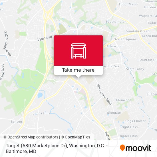 Target (580 Marketplace Dr) map