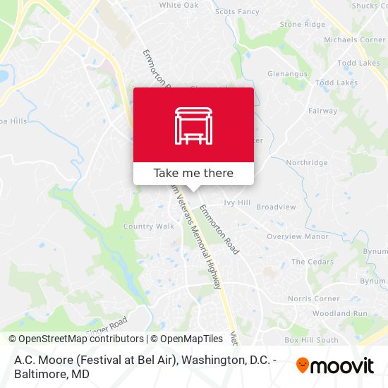 A.C. Moore (Festival at Bel Air) map
