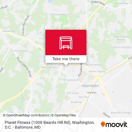 Planet Fitness (1008 Beards Hill Rd) map
