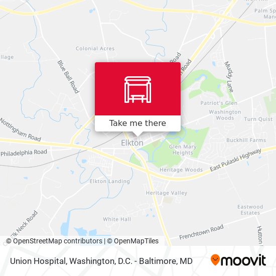 Union Hospital map