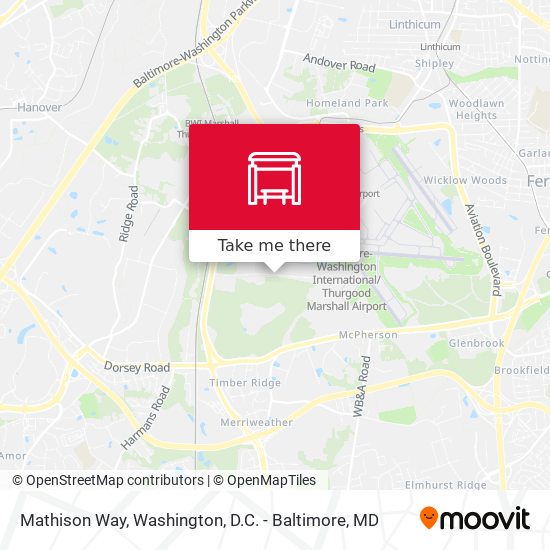 Mathison Way map