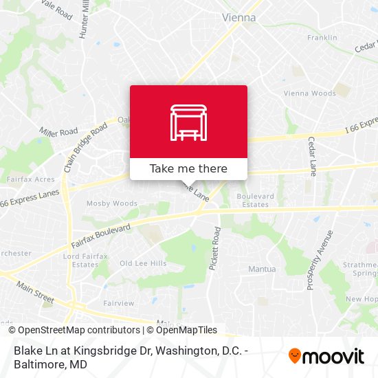 Blake Ln at Kingsbridge Dr map