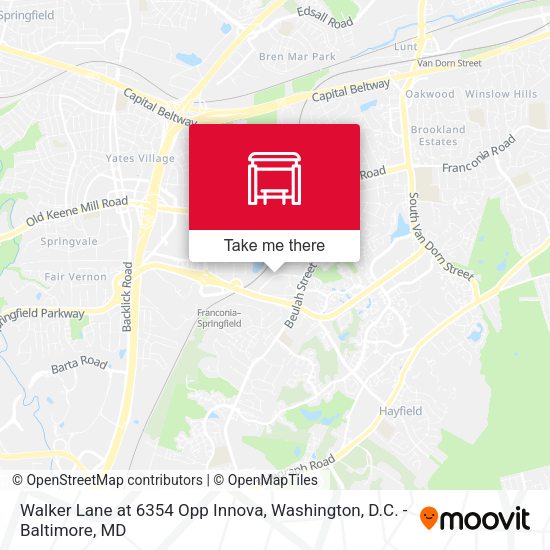 Mapa de Walker Lane at 6354 Opp Innova