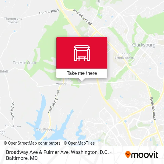 Broadway Ave & Fulmer Ave map