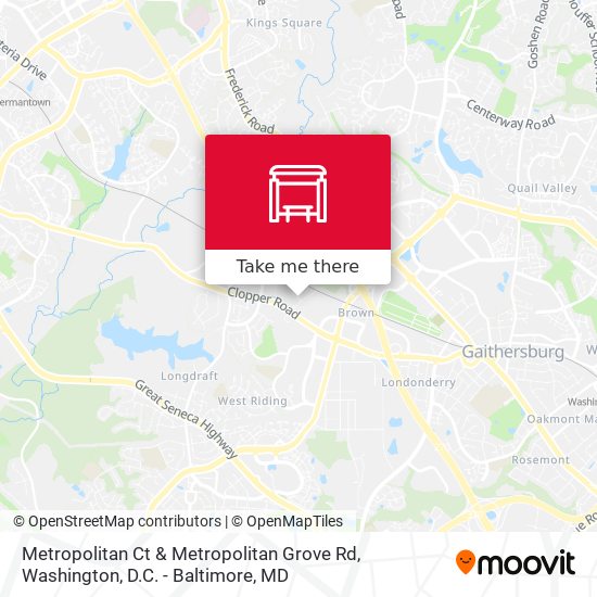 Metropolitan Ct & Metropolitan Grove Rd map