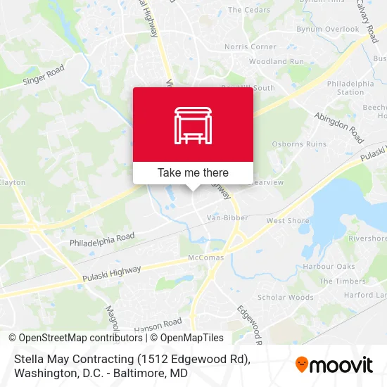 Stella May Contracting (1512 Edgewood Rd) map