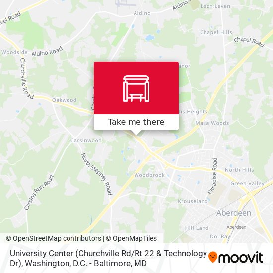 University Center (Churchville Rd / Rt 22 & Technology Dr) map