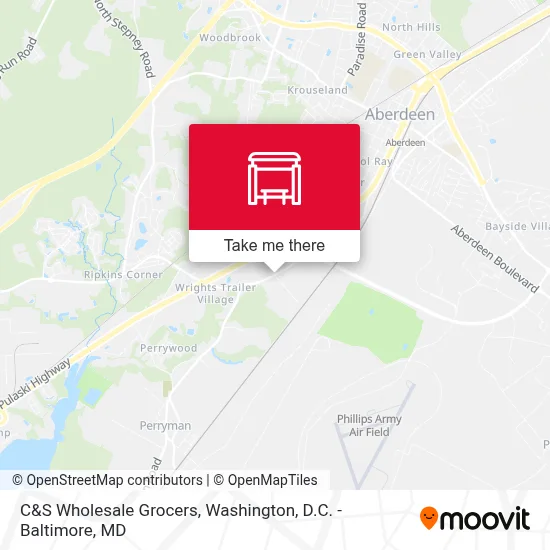 C&S Wholesale Grocers map