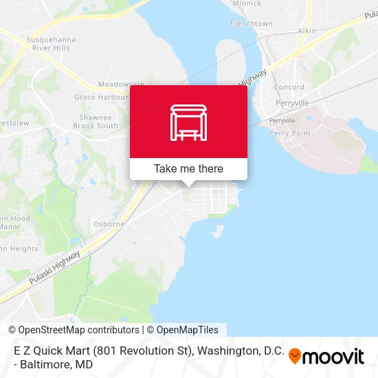 E Z Quick Mart (801 Revolution St) map