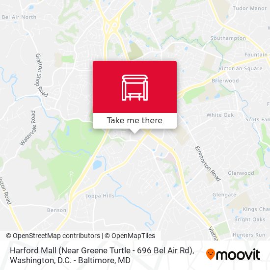 Mapa de Harford Mall (Near Greene Turtle - 696 Bel Air Rd)